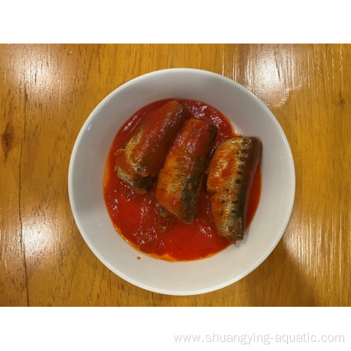 Canned Sardine In Tomato Sauce With Certifications